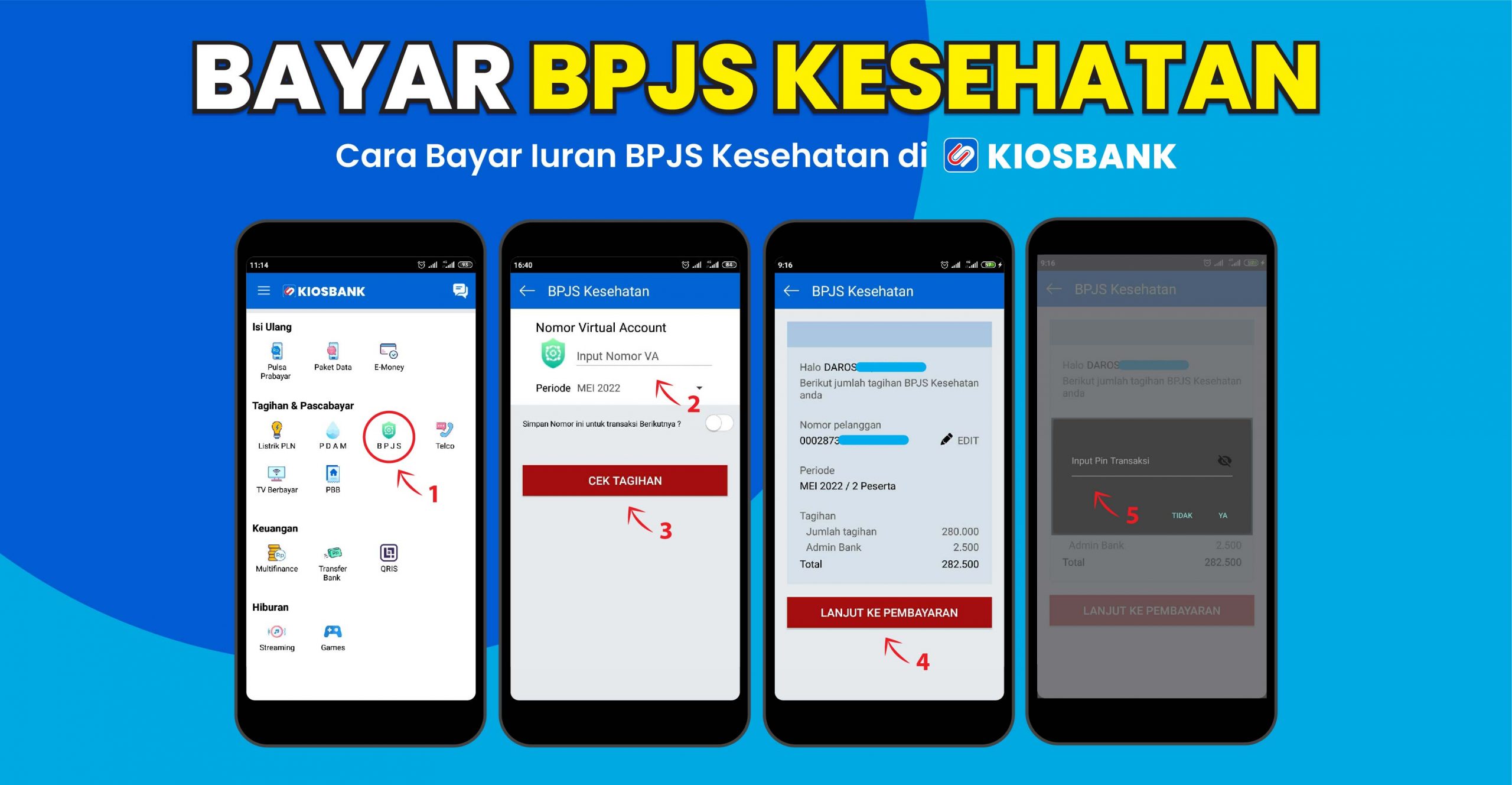 Cara Bayar BPJS Kesehatan dan Cek Tagihan di Kiosbank