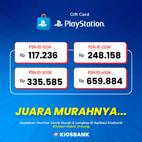 Harga PSN Money Voucher ID, Top Up PlayStation Wallet Gift Card Murah dan Resmi